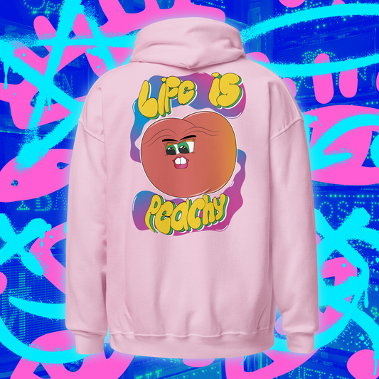 Life Is Peachy: Pullover Hoodie