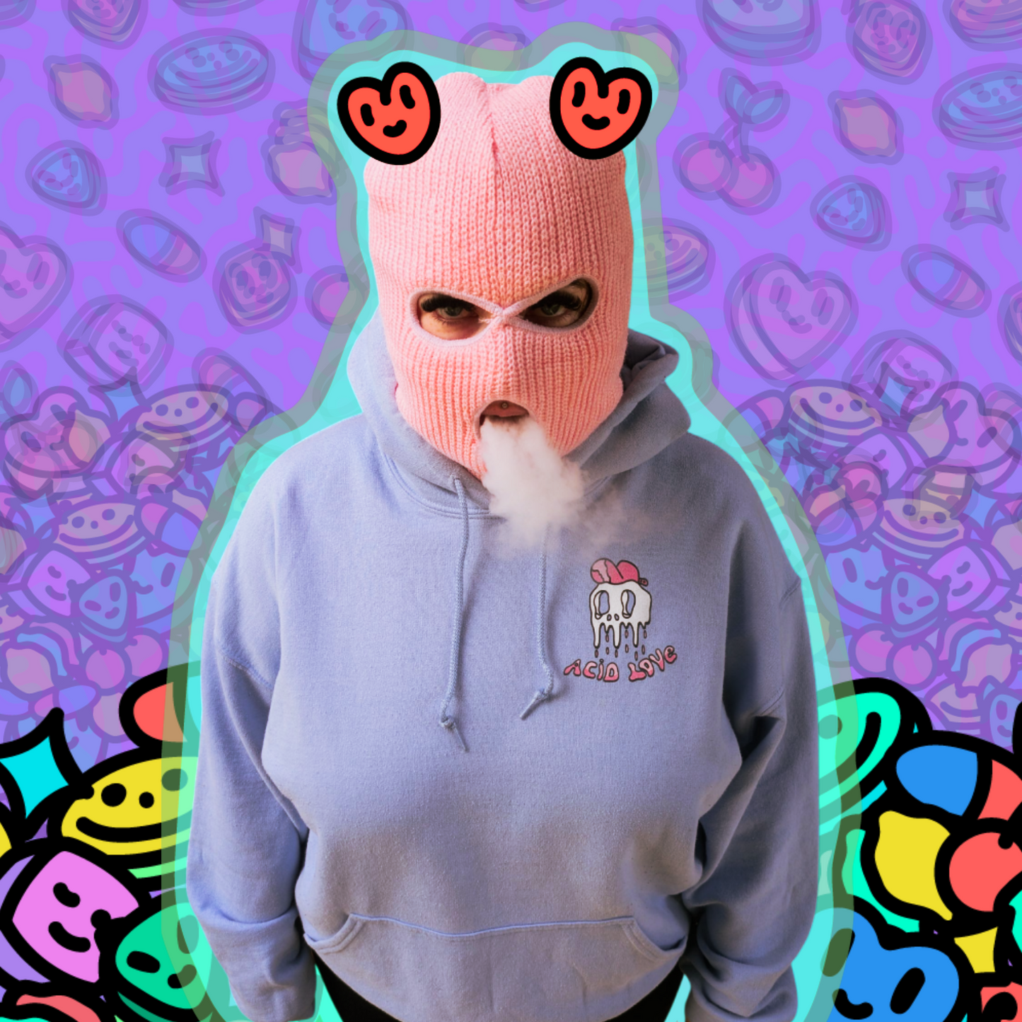Acid Love: Pullover Hoodie