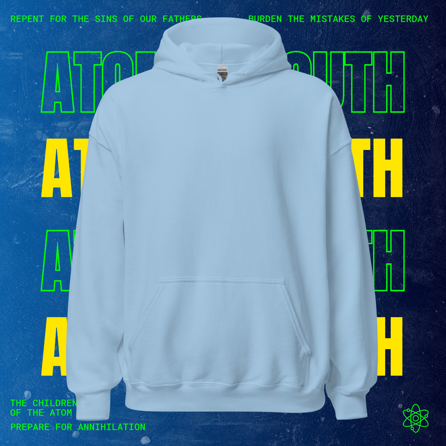 Atomic Youth: Pullover Hoodie
