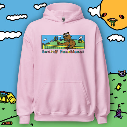 Bearly Functional Hungover Bear: Pullover Hoodie