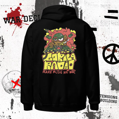 Gorila Radio "Make Music Not War": Pullover Hoodie