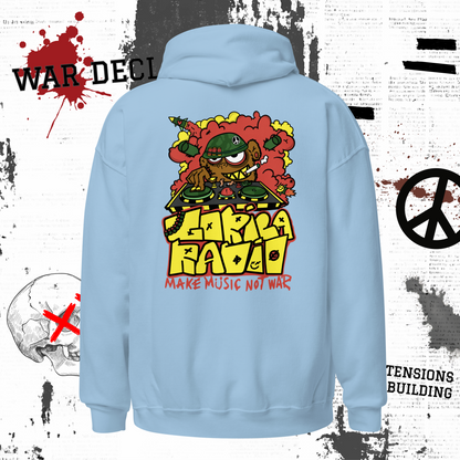 Gorila Radio "Make Music Not War": Pullover Hoodie