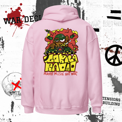 Gorila Radio "Make Music Not War": Pullover Hoodie