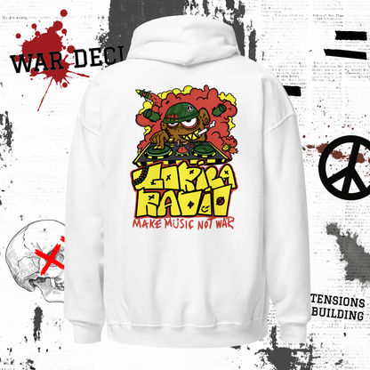 Gorila Radio "Make Music Not War": Pullover Hoodie