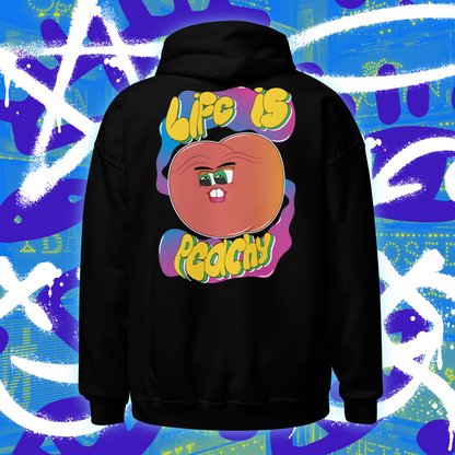 Life Is Peachy: Pullover Hoodie