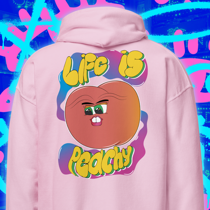 Life Is Peachy: Pullover Hoodie