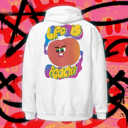 Life Is Peachy: Pullover Hoodie