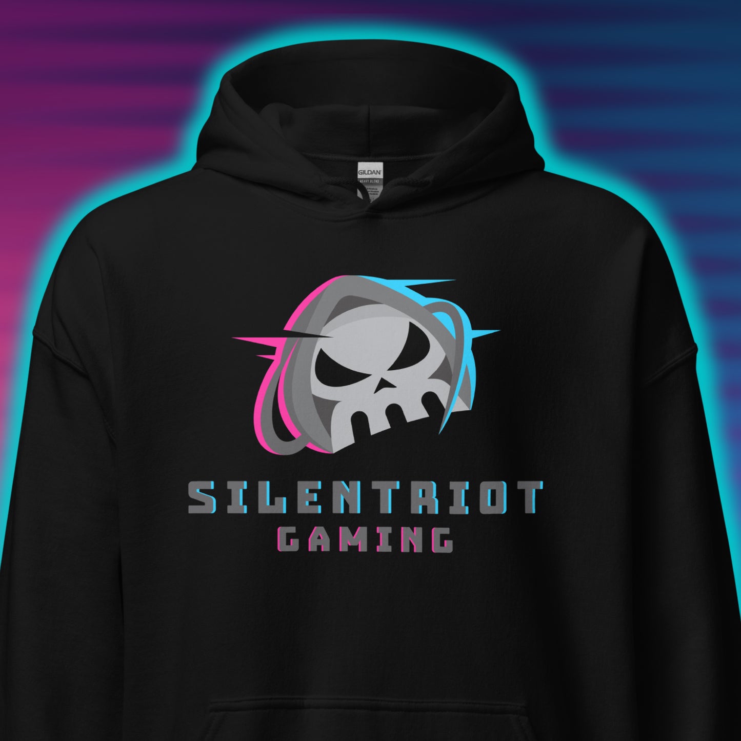 Silent Riot Gaming Logo: Pullover Hoodie