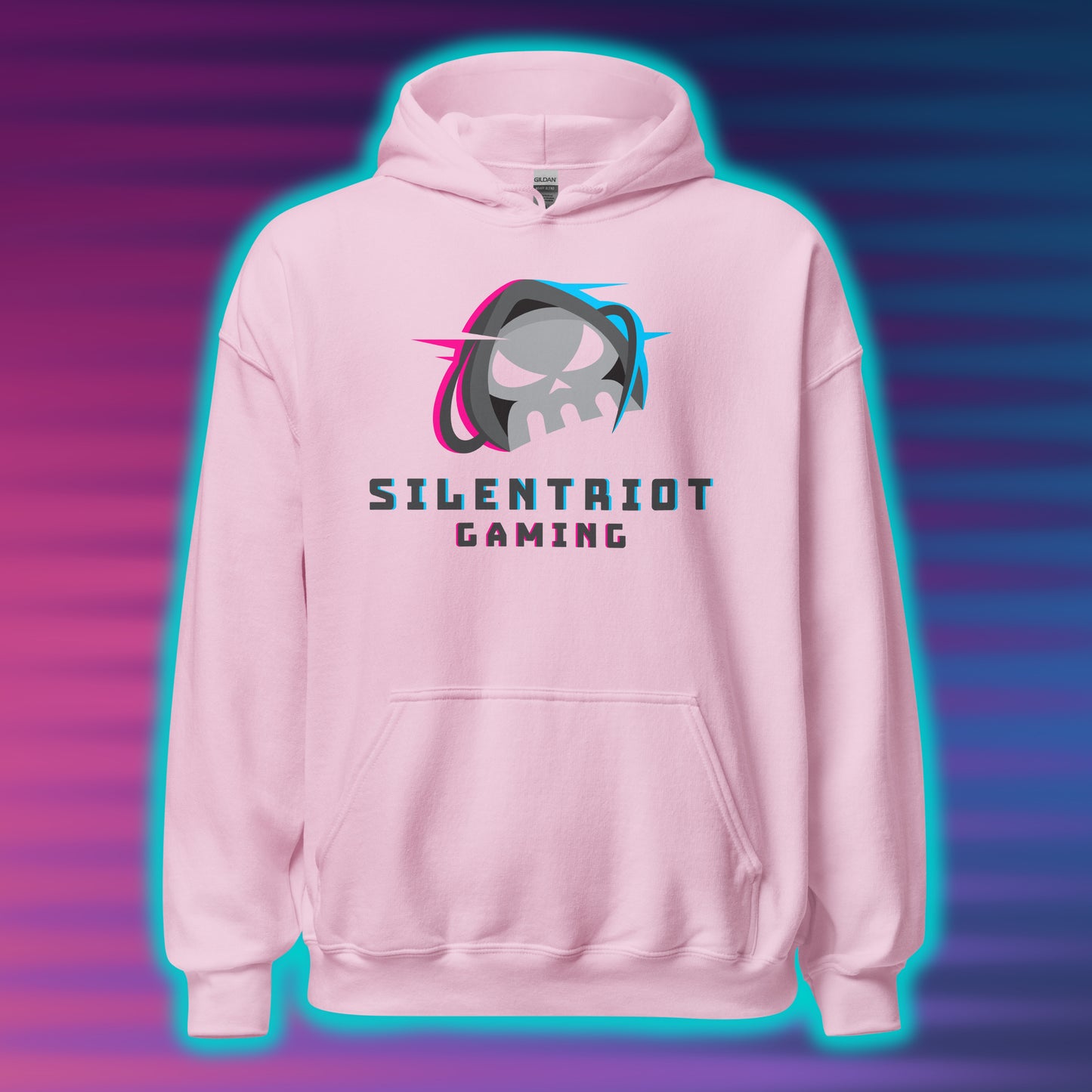 Silent Riot Gaming Logo: Pullover Hoodie