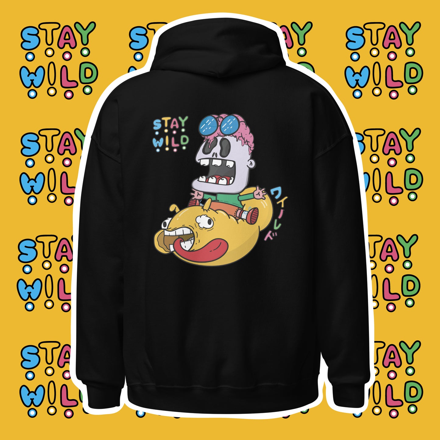 Stay Wild: Pullover Hoodie