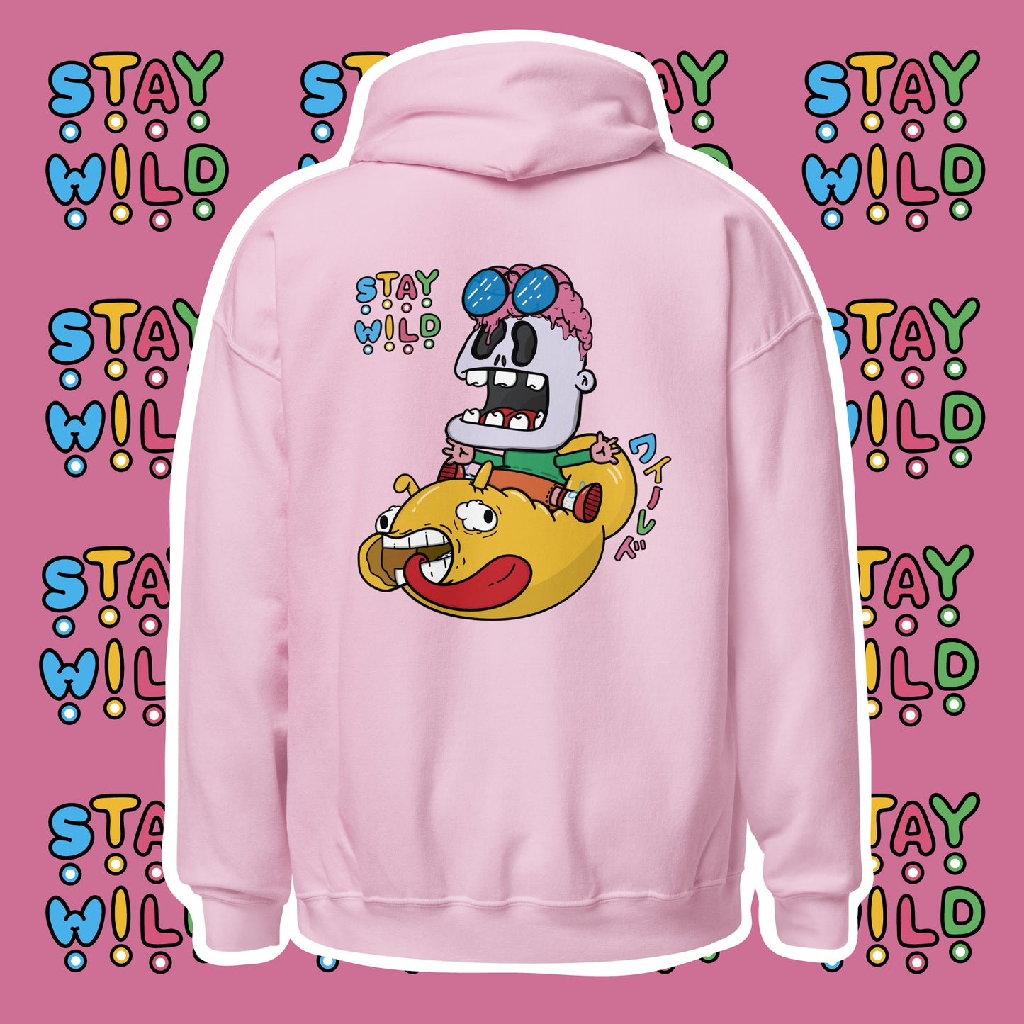 Stay Wild: Pullover Hoodie