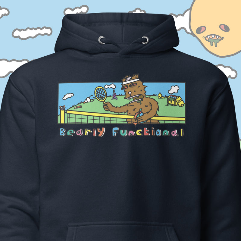 Bearly Functional Pullover Hoodie (Unisex)