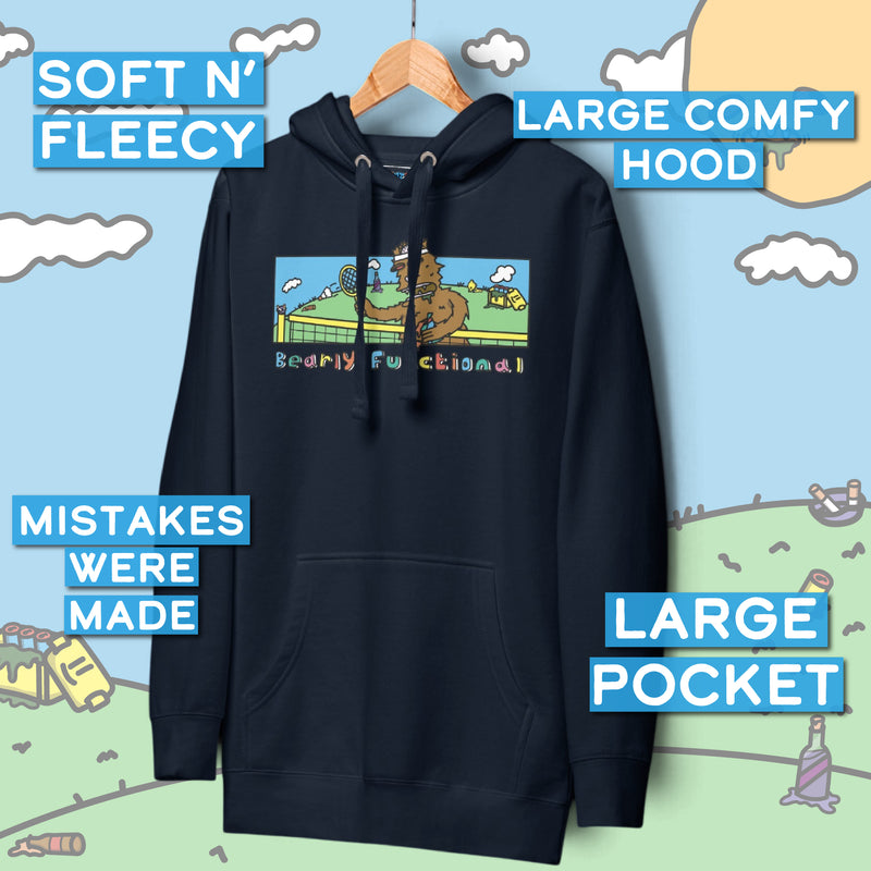 Bearly Functional Pullover Hoodie (Unisex)