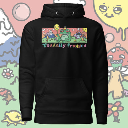 Toadally Frogged Pullover Hoodie (Unisex)