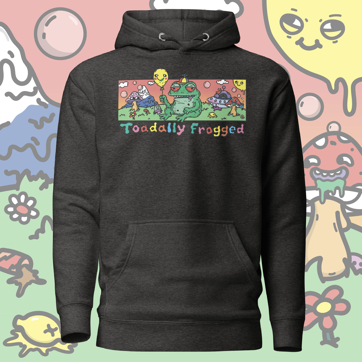 Toadally Frogged Pullover Hoodie (Unisex)