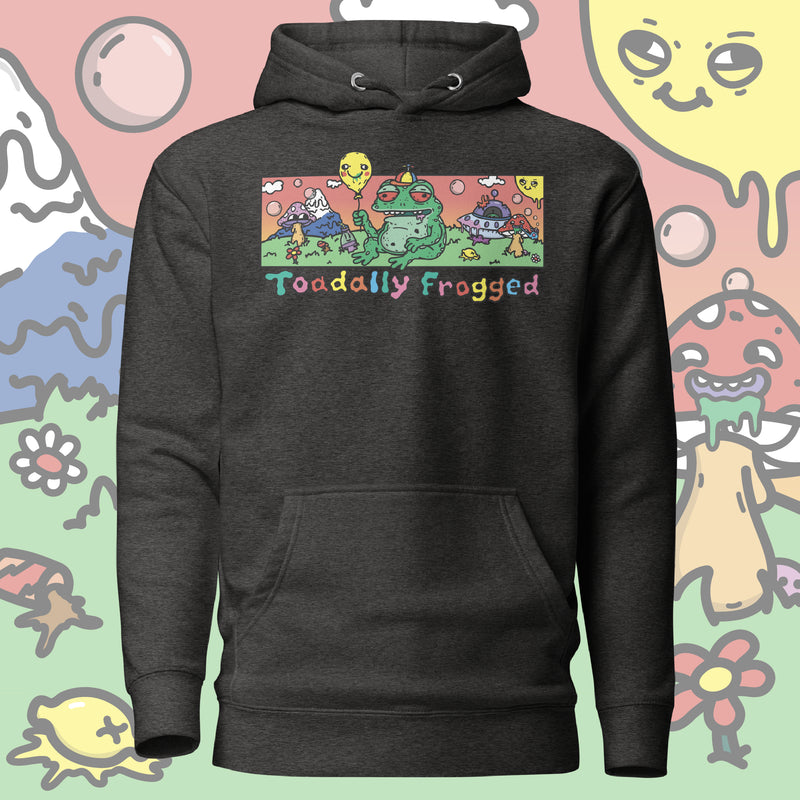 Toadally Frogged Pullover Hoodie (Unisex)