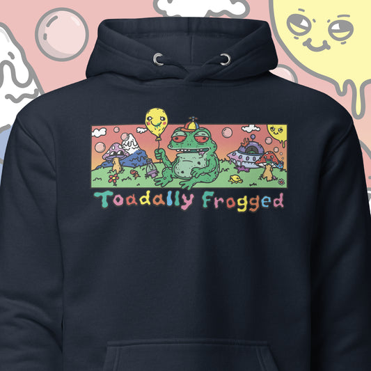 Toadally Frogged Pullover Hoodie (Unisex)