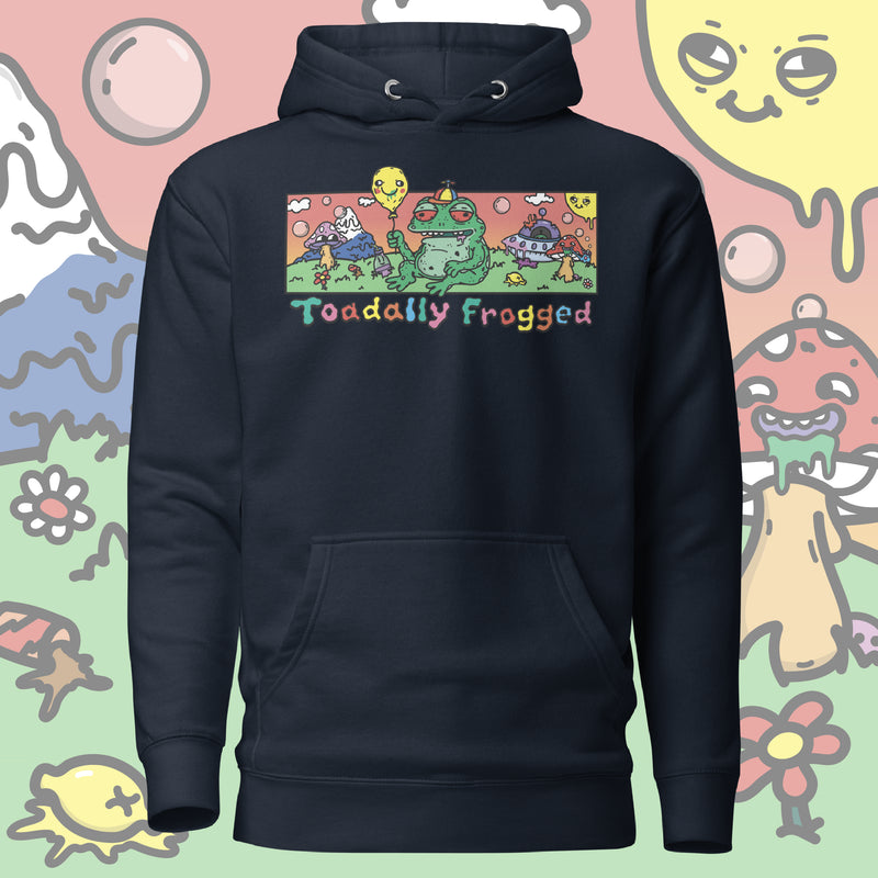 Toadally Frogged Pullover Hoodie (Unisex)